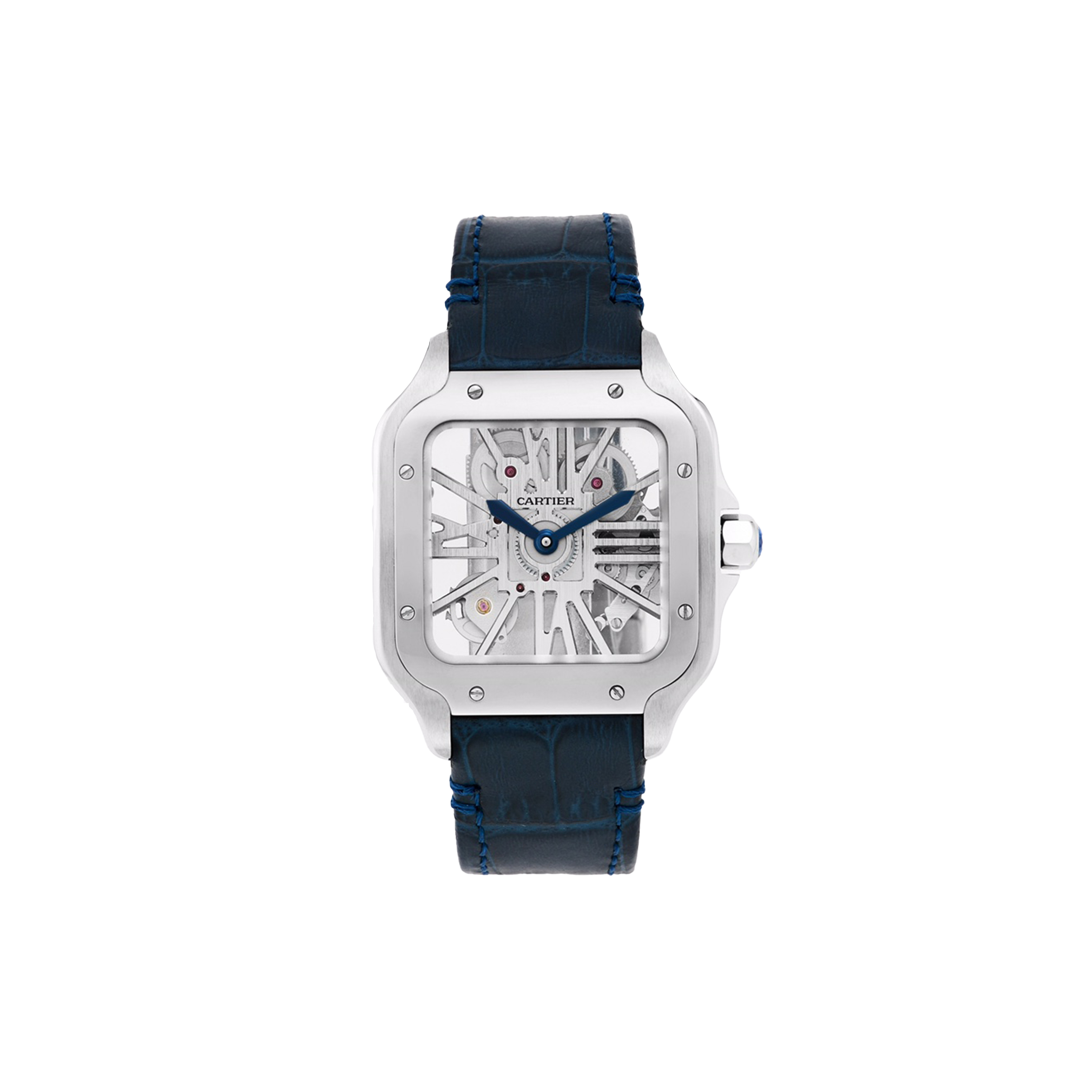 CARTIER SANTOS DE SKELETON 28MM WATCH WHSA0021